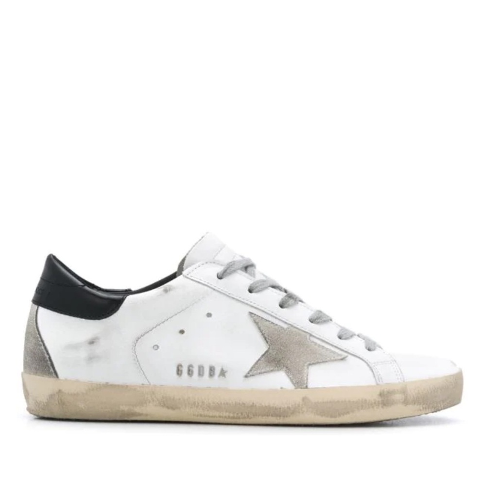Golden Goose Women’s Super-Star low-top sneakers in black/white - Picture 3 of 13